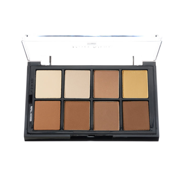 Ben Nye Sculpt & Contour Studio Color Poudre Palette .84oz./24gm., 8 Colors (STP-59)