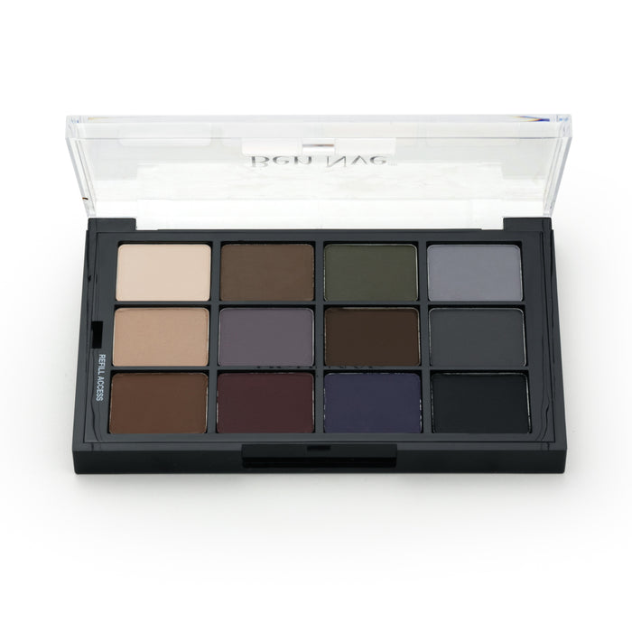 Ben Nye Studio Color Cool Glam Palette 0.84oz./24gm., 12 Colors (STP-73)