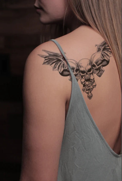 HookUp Tattoos Winged Skull