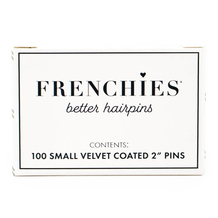 Frenchies Velvet Coated Hair Pin Small 2" Propack