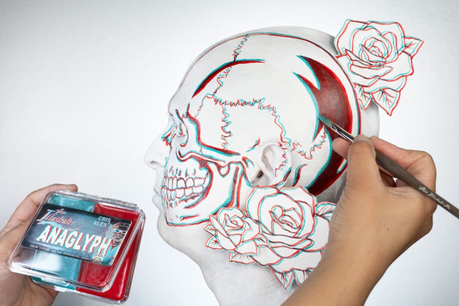 Skin Illustrator Anaglyph On Set Palette