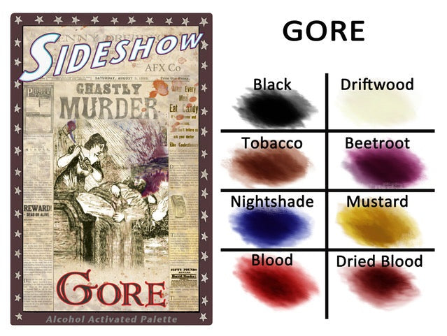 Bluebird Sideshow Gore Palette