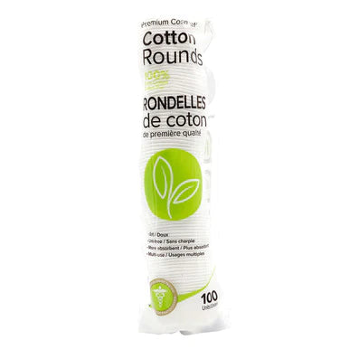 Cotton Rounds 100 pack Coast Fiber Tek