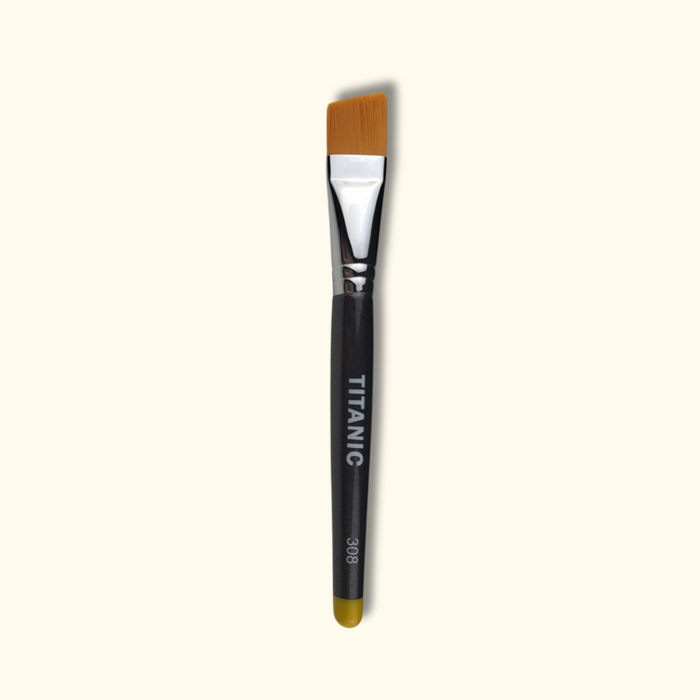 TITANIC FX 3 Series 1" Flat Angle Brush #308