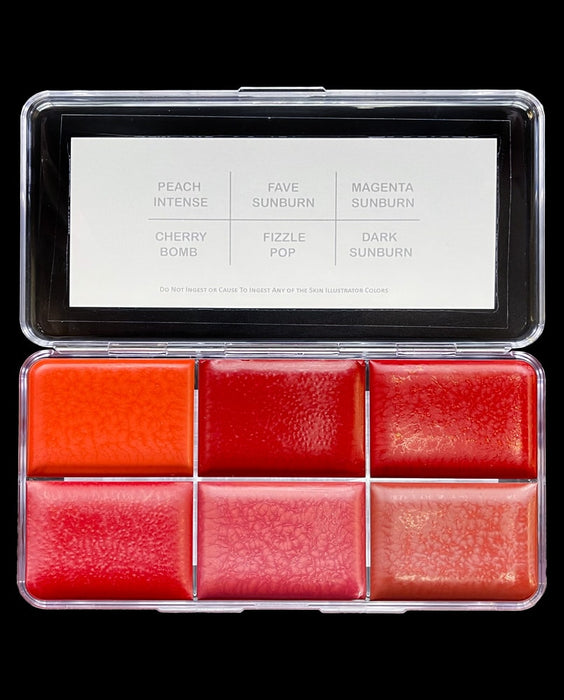 Sun Burn Map Color Code Skin Illustrator Sunburn Palette — Coast Fiber Tek