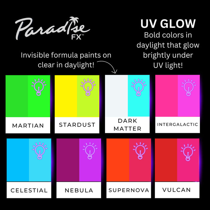 Mehron Paradise Makeup AQ 1.4oz UV