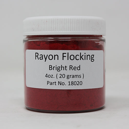 4 oz Bright Red Flocking