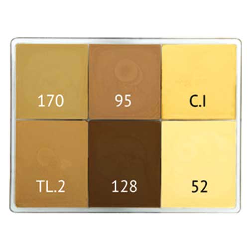 Maqpro 6 Color Creme Palette E111