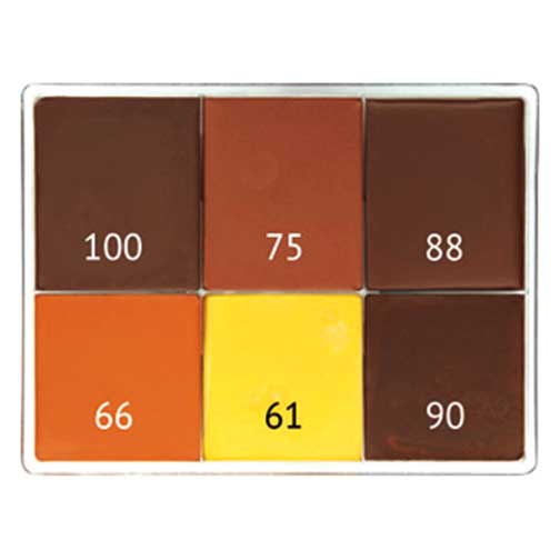 Maqpro 6 Color Creme Palette E1