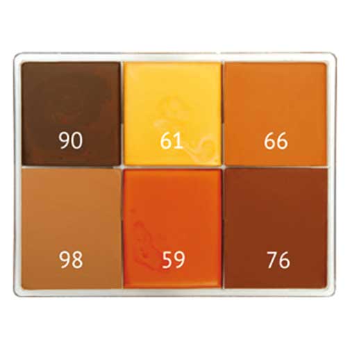 Maqpro 6 Color Creme Palette E4