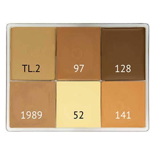 Maqpro 6 Color Creme Palette E5