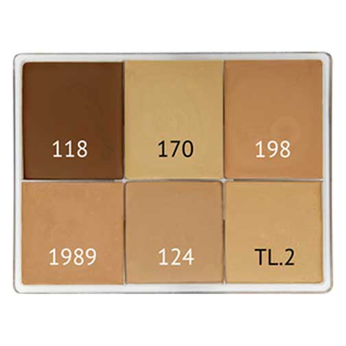 Maqpro 6 Color Creme Palette E7