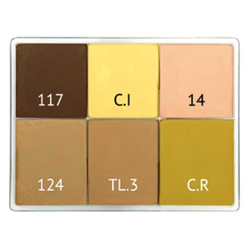 Maqpro 6 Color Creme Palette MAP08