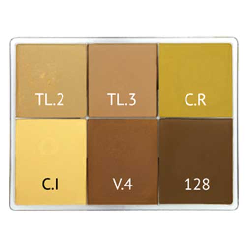 Maqpro 6 Color Creme Palette MAP09