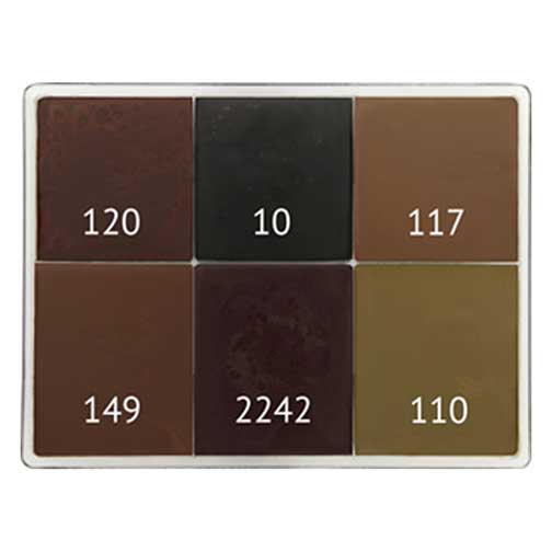 Maqpro 6 Color Creme Palette MAP11