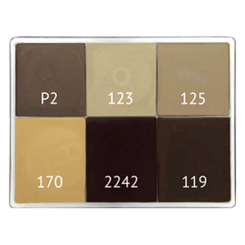 Maqpro 6 Color Creme Palette MAP13