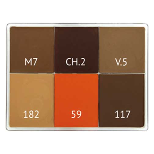 Maqpro 6 Color Creme Palette MAP16