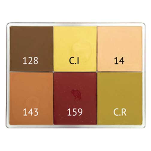 Maqpro 6 Color Creme Palette MAP17