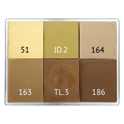 Maqpro 6 Color Creme Palette MAP18