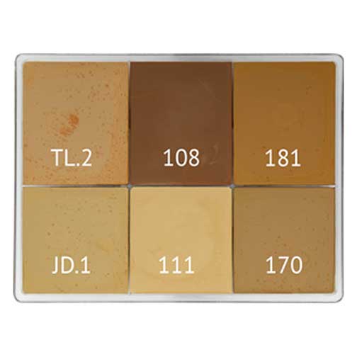 Maqpro 6 Color Creme Palette TF1