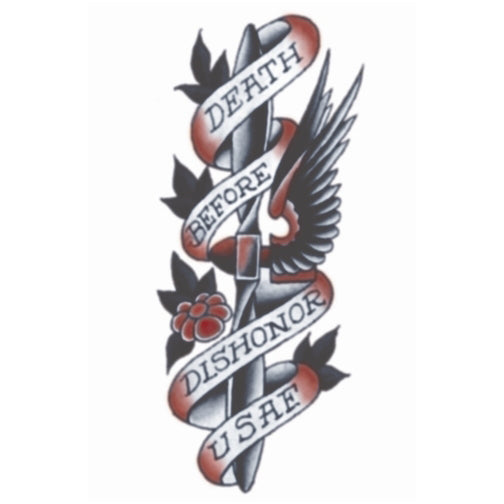 Tinsley Vintage DBD USAF 1940 Temporary Tattoo