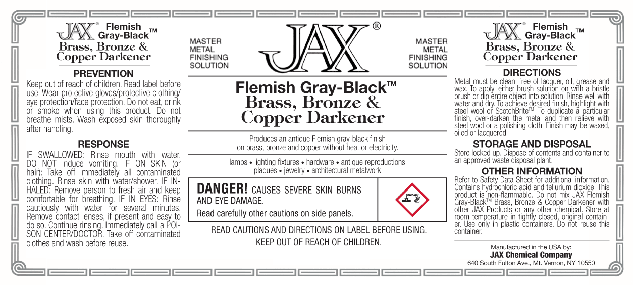 JAX Aluminum Blackener - JAX Chemical Company