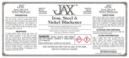 JAX Iron Steel & Nickel Blackener