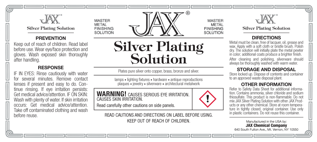 JAX Silver Plating Solution 4oz