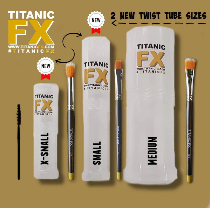 TITANIC FX Twist-up Brush & Tool Protector Case