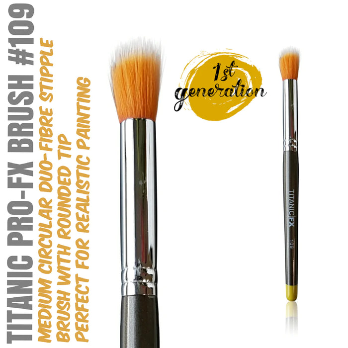 TITANIC FX Pro-FX Brush Kit (Inc 11 Brushes (#101-110 & #112)