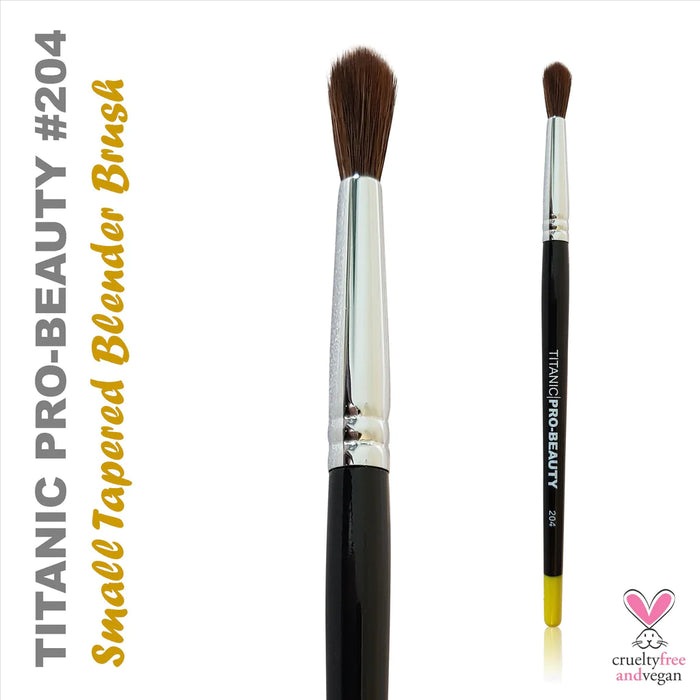 TITANIC FX Pro-Beauty Brush #204 Sm Tapered Blender Brush
