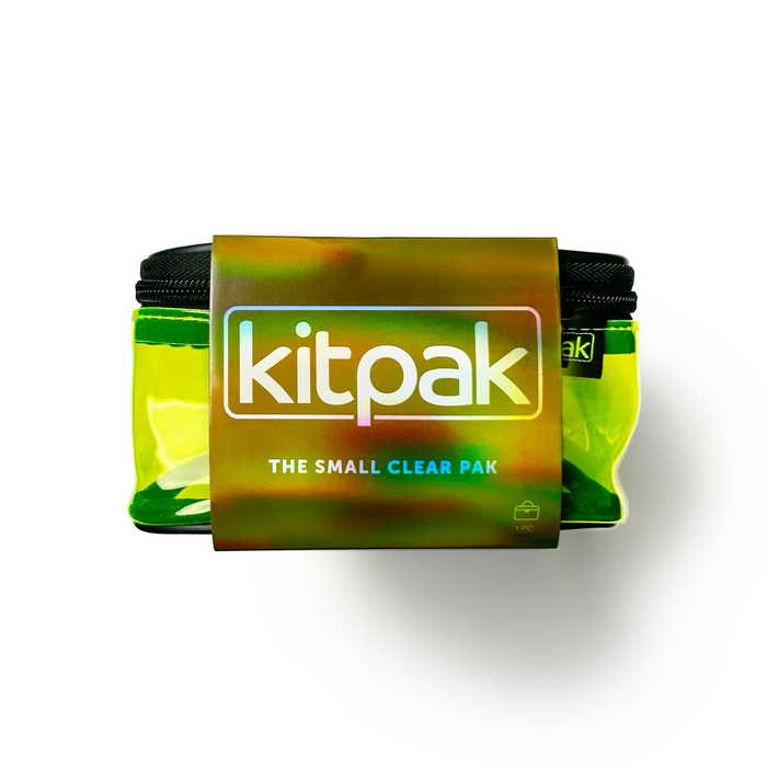 The Kitpak Small Clear Pak in Toxic - LIMITED EDITION