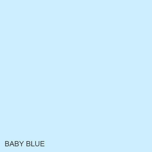 Baby Blue Flocking Color Swatch