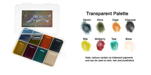 Bluebird Transparent Palette Colors