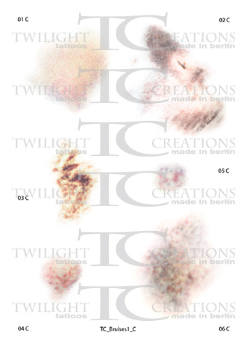 Twilight Creations Temp Tattoos Bruises