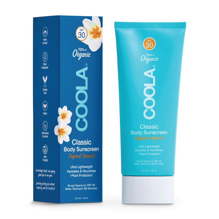 COOLA Classic Body SPF 30 Tropical Coconut Lotion 148ml