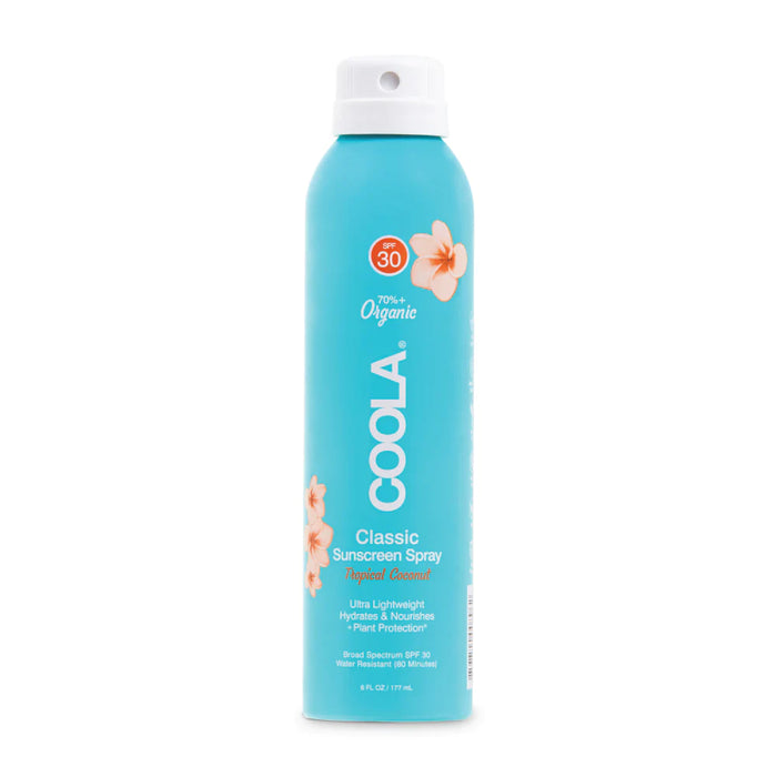 COOLA Classic Body SPF 30 Tropical Coconut Sunscreen Spray 177ml