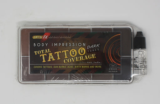 Jordane Total Tattoo Coverage Dark Tones (Cream) Palette