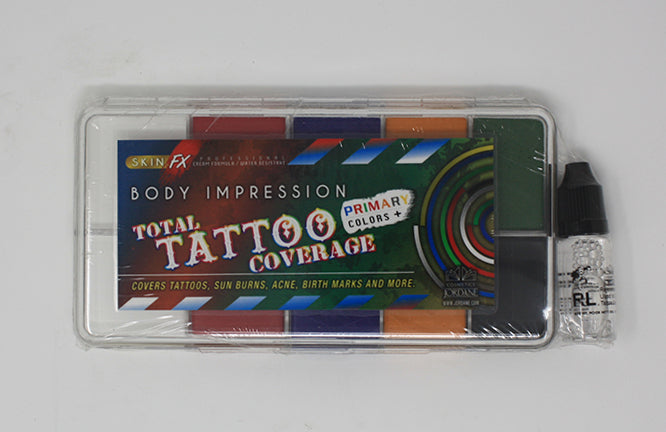 Jordane Total Tattoo Coverage Primary Colors Palette