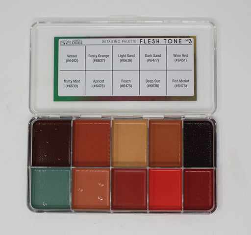 Jordane Flesh Tone #3 Palette Colors