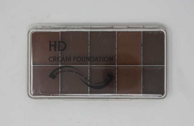 Jordane Cream Foundation Dark Tones Palette