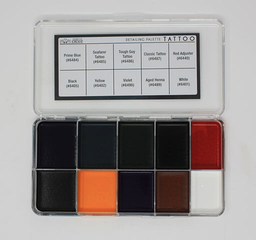 Jordane Tattoo Palettes Colors