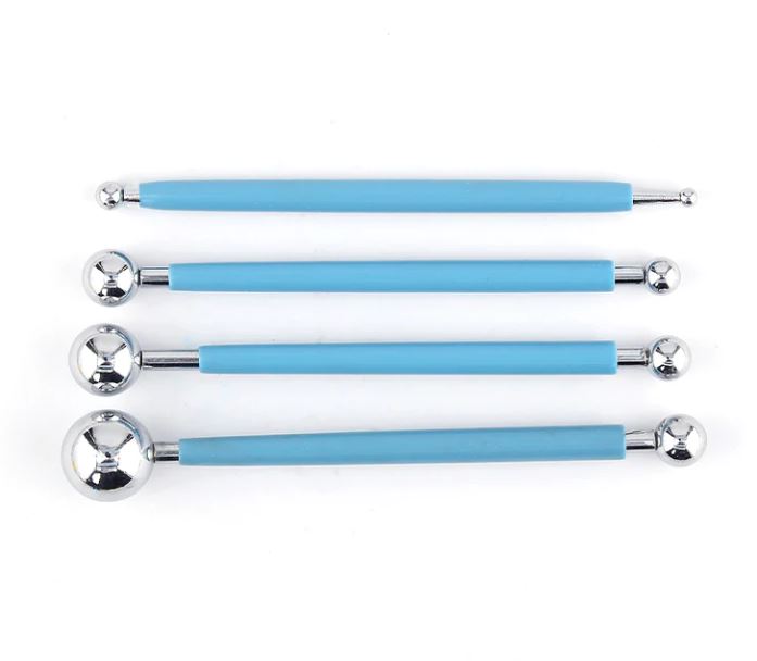 TITANIC FX Large Double Ended Ball Stylus Sculpting Tools 4pc