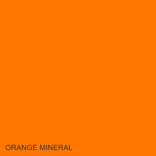 Orange Mineral Flocking Color Swatch