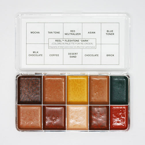 Reel Dark Fleshtone Palette Colors