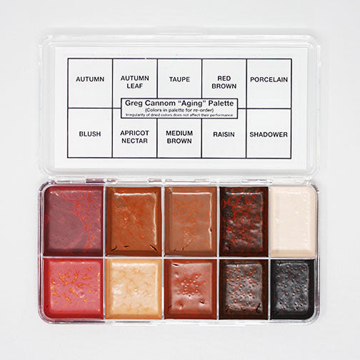 Reel Greg Cannom "Aging" Palette Colors