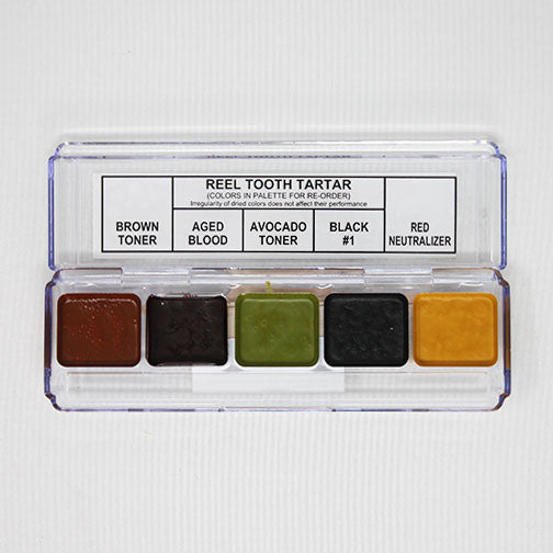 Reel Tooth Tartar Mini Palette Colors