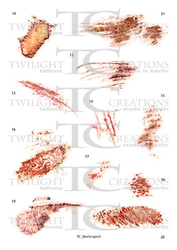 Twilight Creations Temp Tattoos Skin Scrapes