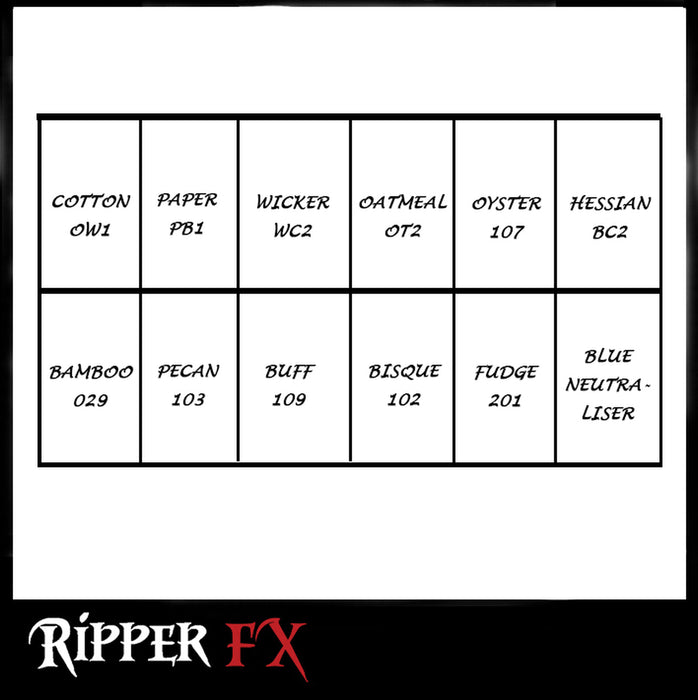 Ripper FX Skin Masque Palette Light
