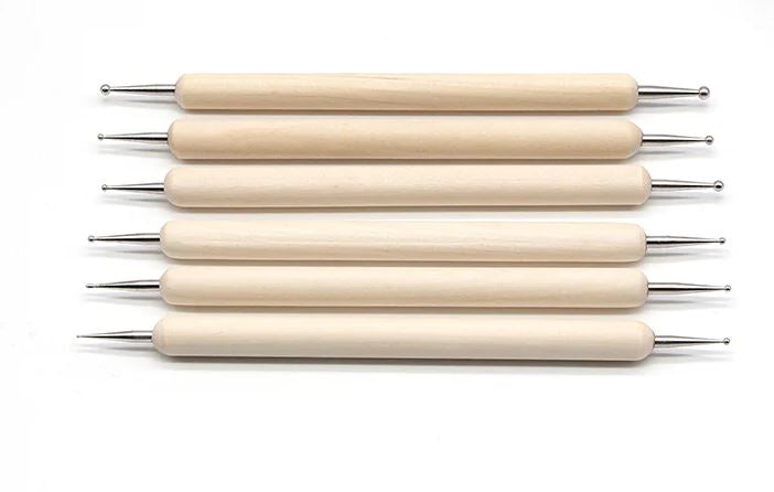 TITANIC FX 6 Piece Double-Ended Ball Stylus Sculpting Set